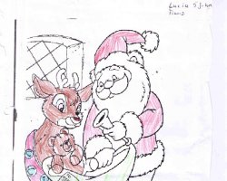 Kinderbilder für den Weihnachtsmann