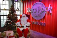 Hamburgs wahrer Weihnachtsmann im Hard Rock Cafe 
